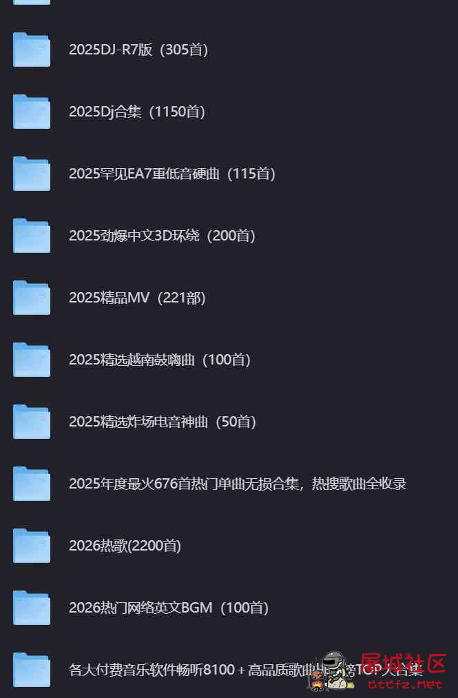 2026最新车载无损音乐合集下载 TC辅助网www.tcsq1.com9370